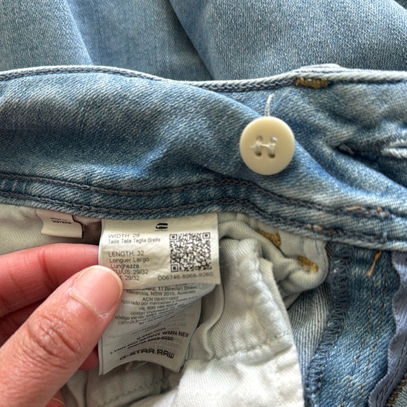 G-Star Light Blue Women's Jeans LYNN Mid Skinny Sz 29x32 - Picture 5 of 7